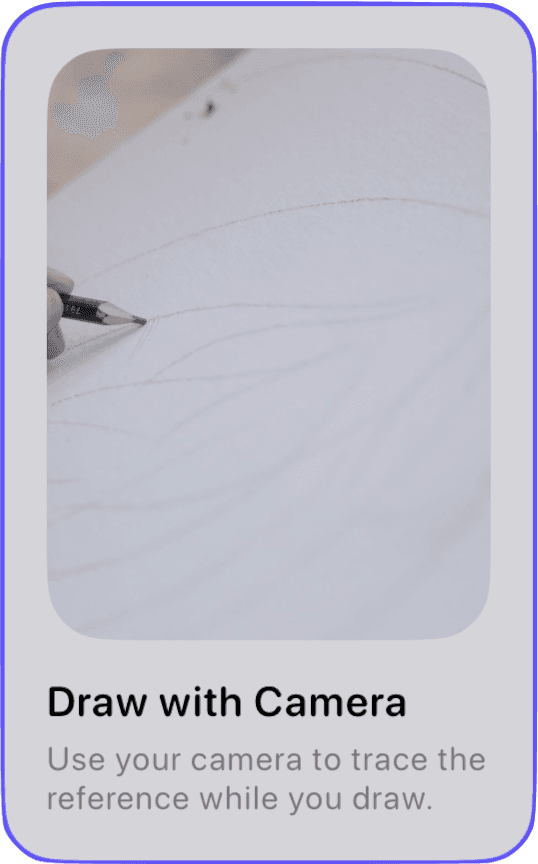 Draw with Camera mode card